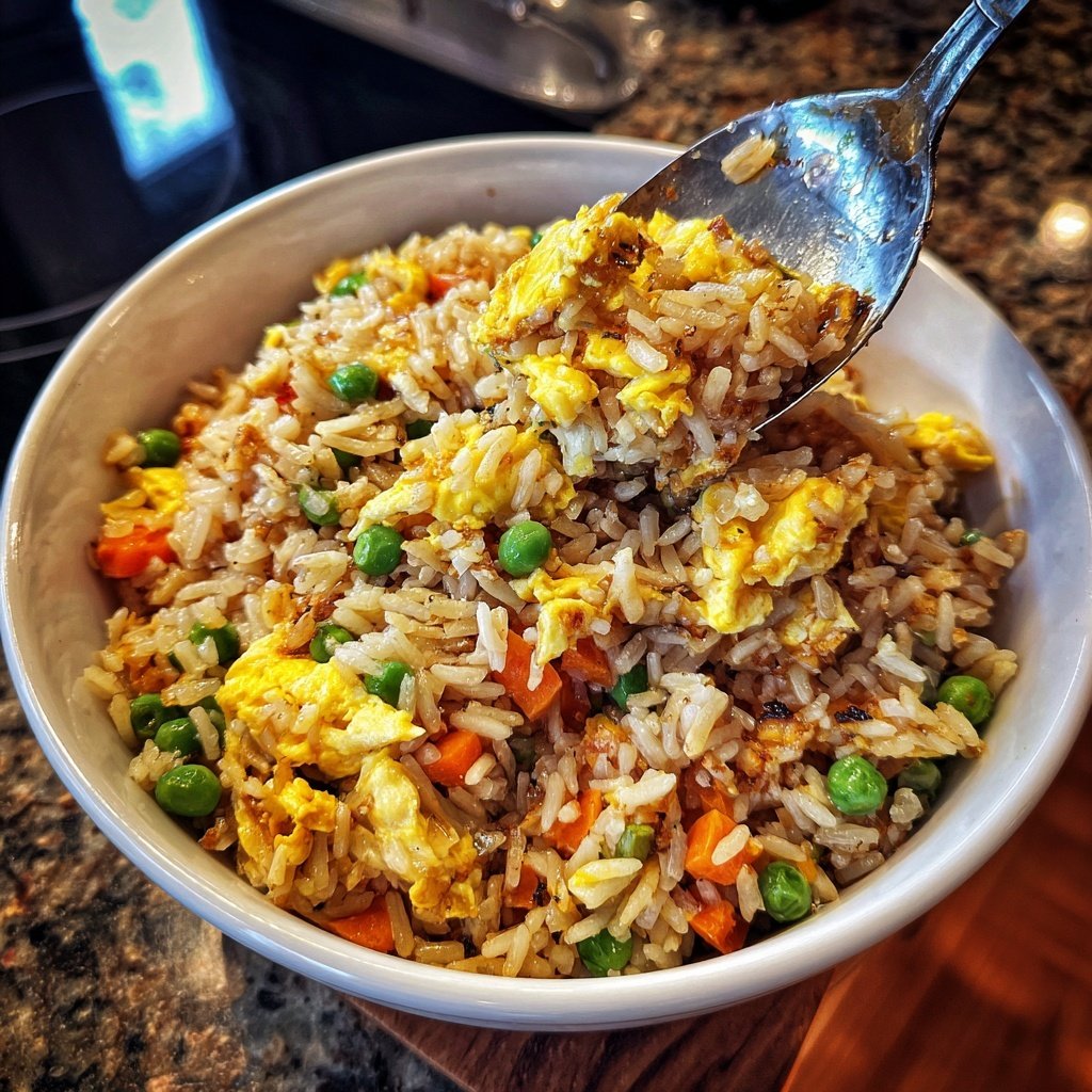 Quick 10 Minute Egg Fried Rice