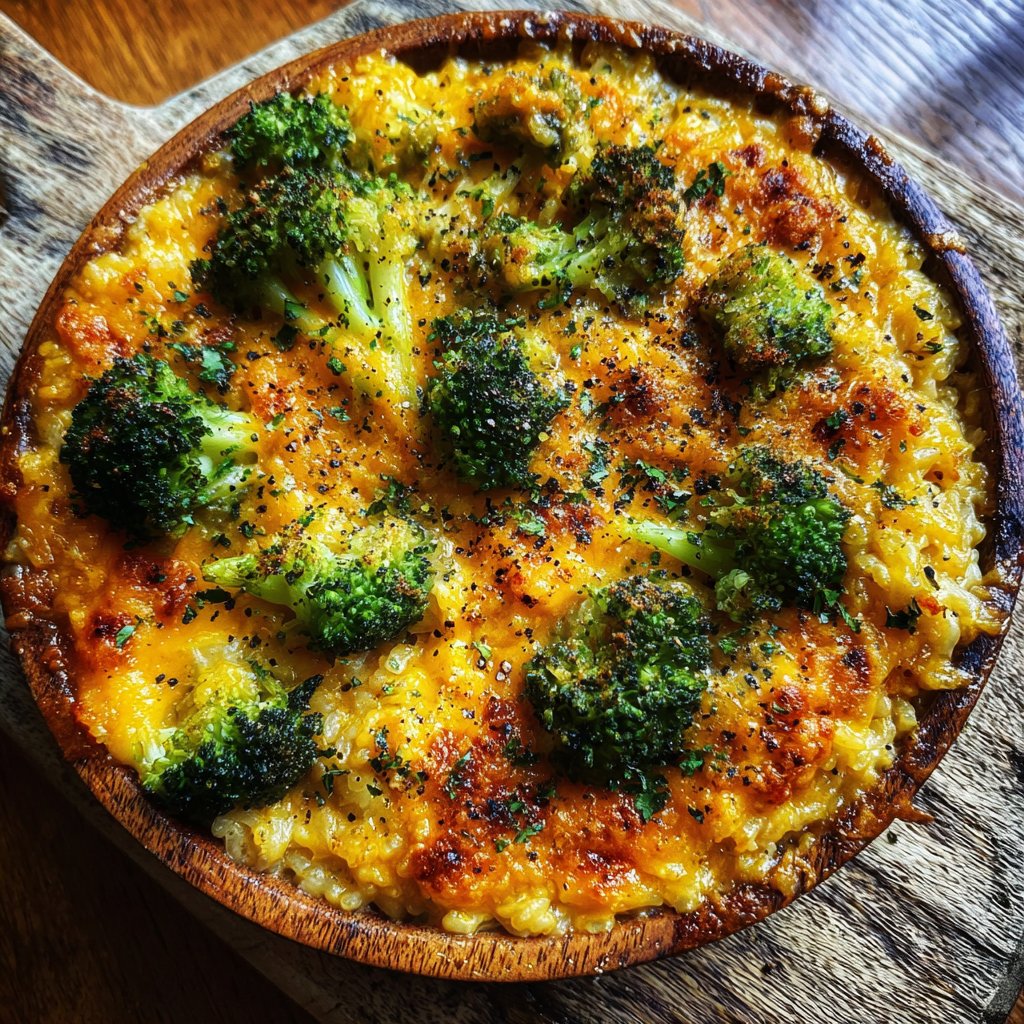 One-Pot Cheesy Broccoli Rice