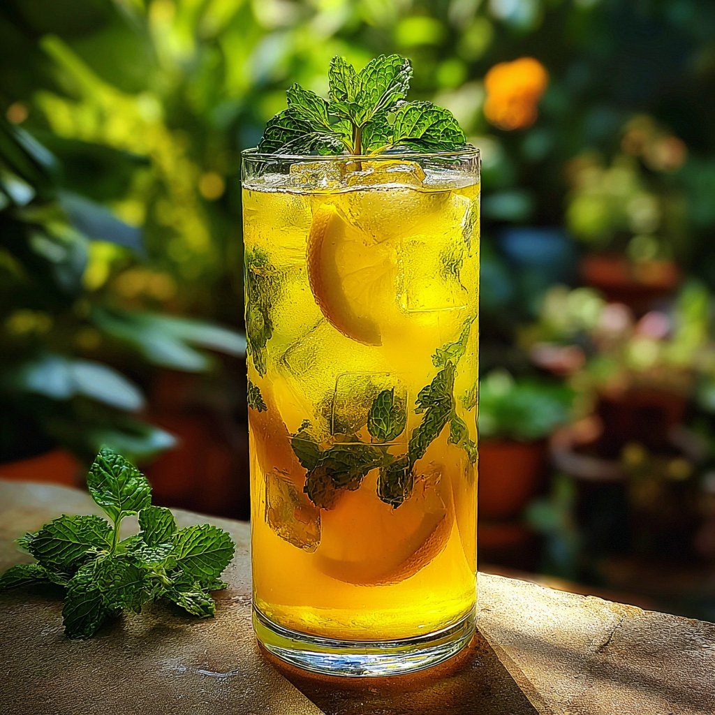 Golden Turmeric Iced Tea